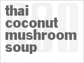 recipe for thai coconut mushroom soup