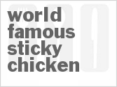 recipe for world famous sticky chicken