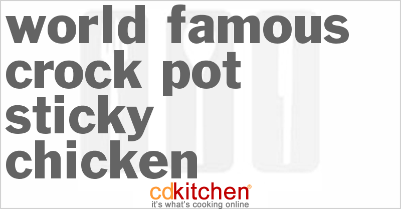 World Famous Sticky Chicken - CDKitchen.com