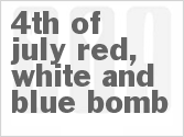 recipe for 4th of july red, white and blue bomb cocktail