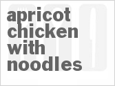 Apricot Chicken With Noodles