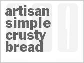 recipe for artisan simple crusty bread