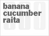 recipe for banana cucumber raita