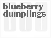 recipe for blueberry dumplings