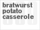 recipe for slow cooker bratwurst potato casserole