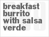 recipe for breakfast burrito with salsa verde