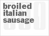 recipe for broiled italian sausage
