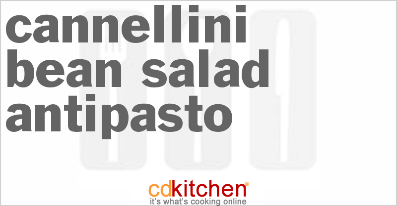 Cannellini Bean Salad Antipasto - CDKitchen.com