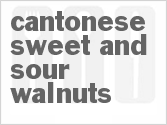 recipe for cantonese sweet and sour walnuts