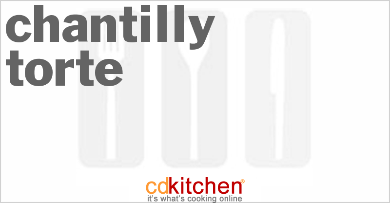 Chantilly Torte - CDKitchen.com
