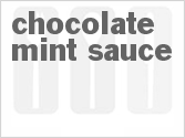 recipe for chocolate mint sauce