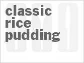 recipe for classic rice pudding
