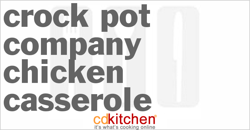 Company Chicken Casserole - CDKitchen.com