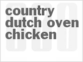 recipe for country dutch oven chicken