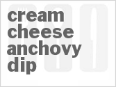 recipe for cream cheese anchovy dip