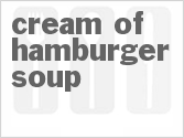 recipe for cream of hamburger soup
