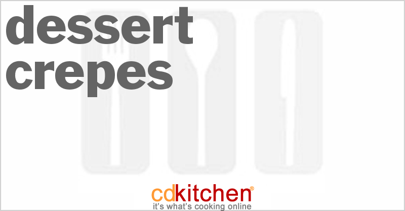 Dessert Crepes - CDKitchen.com