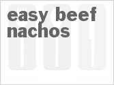 recipe for easy beef nachos