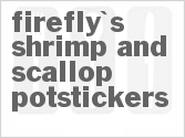 recipe for firefly's shrimp and scallop potstickers