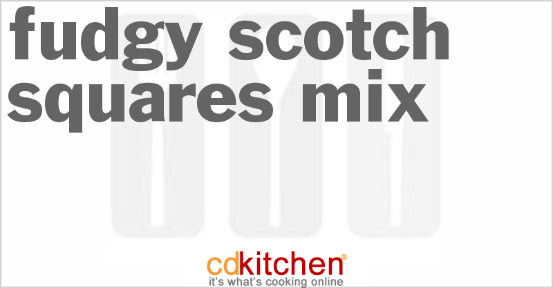 Fudgy Scotch Squares Mix - CDKitchen.com