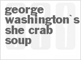 recipe for george washington's she-crab soup