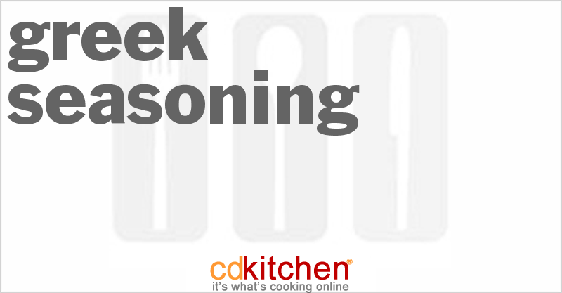 Greek Seasoning - CDKitchen.com