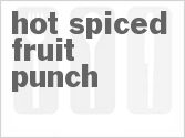 recipe for hot spiced fruit punch