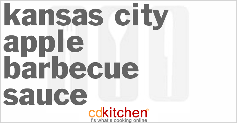Kansas City Apple Barbecue Sauce - CDKitchen.com