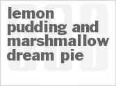recipe for lemon pudding and marshmallow dream pie