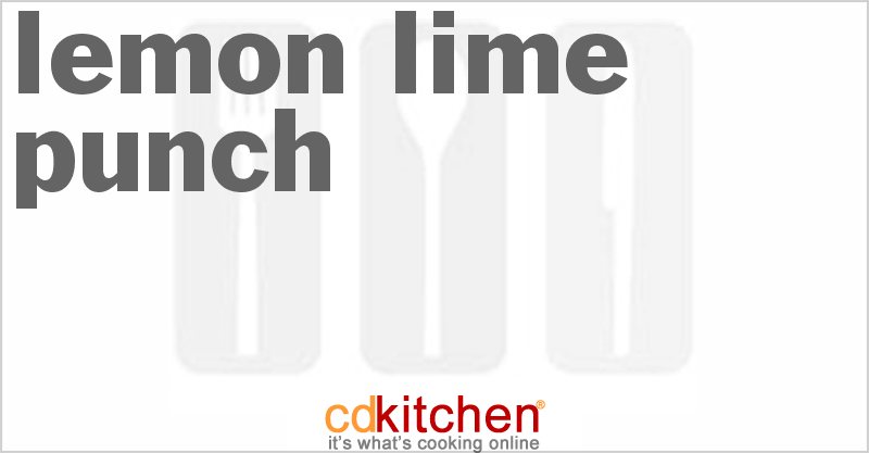 Lemon Lime Punch - CDKitchen.com