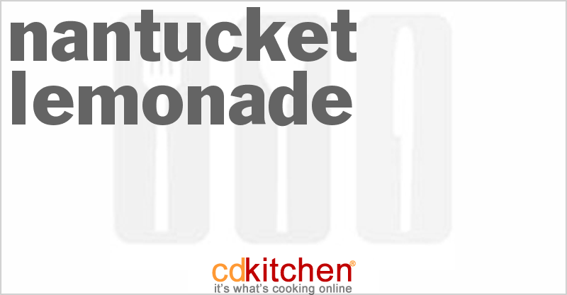 Nantucket Lemonade - CDKitchen.com