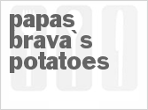 recipe for papas brava's potatoes