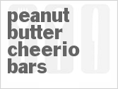 recipe for peanut butter cheerio bars