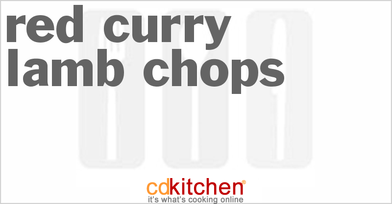 Red Curry Lamb Chops - CDKitchen.com
