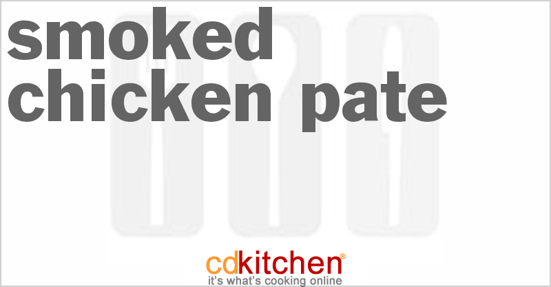 Smoked Chicken Pate - CDKitchen.com