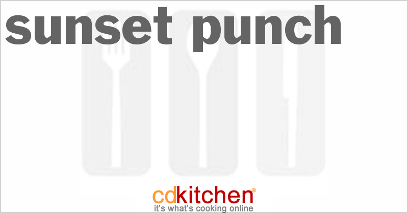 Sunset Punch - CDKitchen.com
