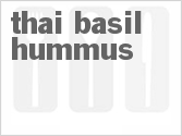 recipe for thai basil hummus