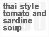 recipe for thai-style tomato and sardine soup