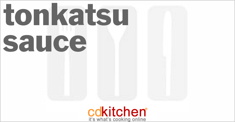 tonkatsu sauce cdkitchen review