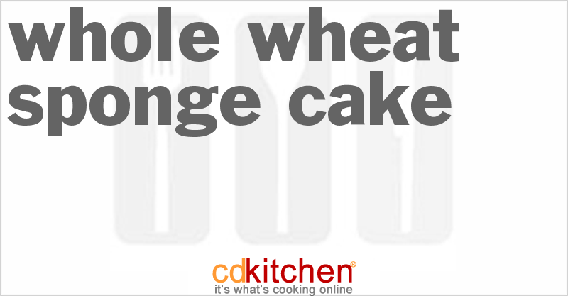 Whole-Wheat Sponge Cake - CDKitchen.com