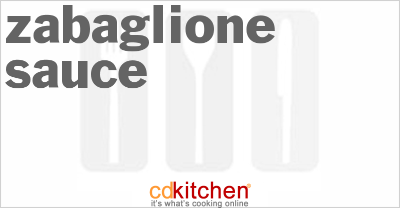 Zabaglione Sauce - CDKitchen.com