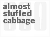 recipe for almost stuffed cabbage