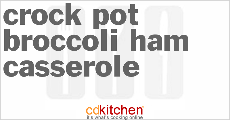 Broccoli Ham Casserole - CDKitchen.com