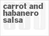 recipe for carrot and habanero salsa