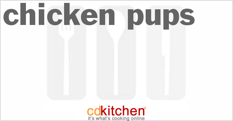 Chicken Pups - CDKitchen.com
