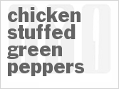 recipe for chicken-stuffed green peppers