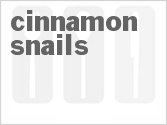 recipe for cinnamon snails
