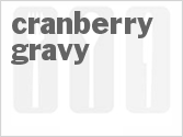 recipe for cranberry gravy