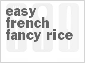 recipe for easy french fancy rice