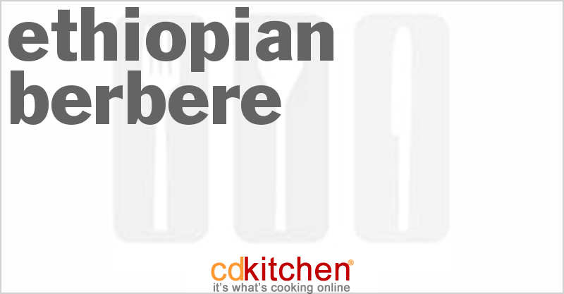 Ethiopian Berbere - CDKitchen.com